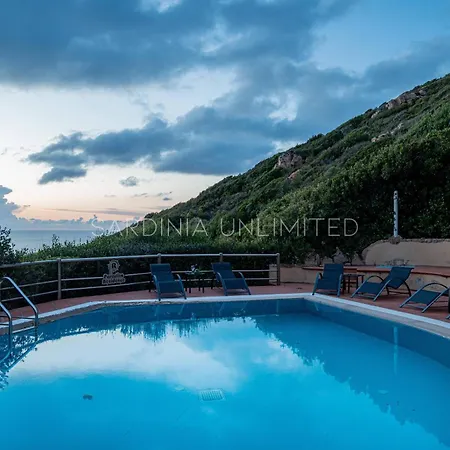 别墅 Wonderful Seaview And Pool - Casa Rosa Gialla 帕拉迪索海岸